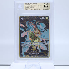 One Piece Card Game – Rob Lucci OP05-093 Alt Art SR / SP – Japanese Premium Booster – BGS 9.5 Gem Mint