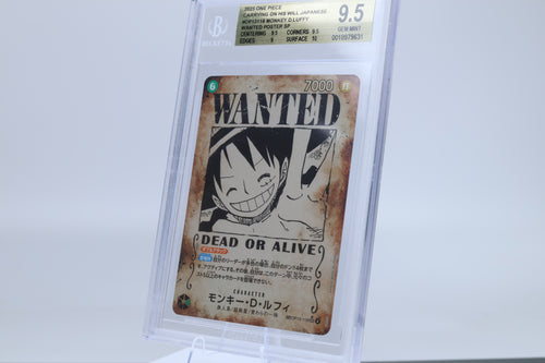 Monkey D. Luffy OP13-118 Wanted Poster SP BGS 9.5 Gem Mint One Piece JP