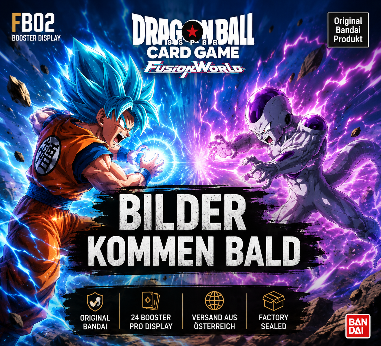 Dragon Ball Super Card Game Fusion World FB-02 Booster Display