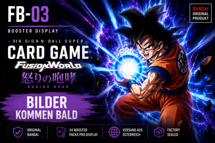 Dragon Ball Super Card Game Fusion World FB-03 Booster Display