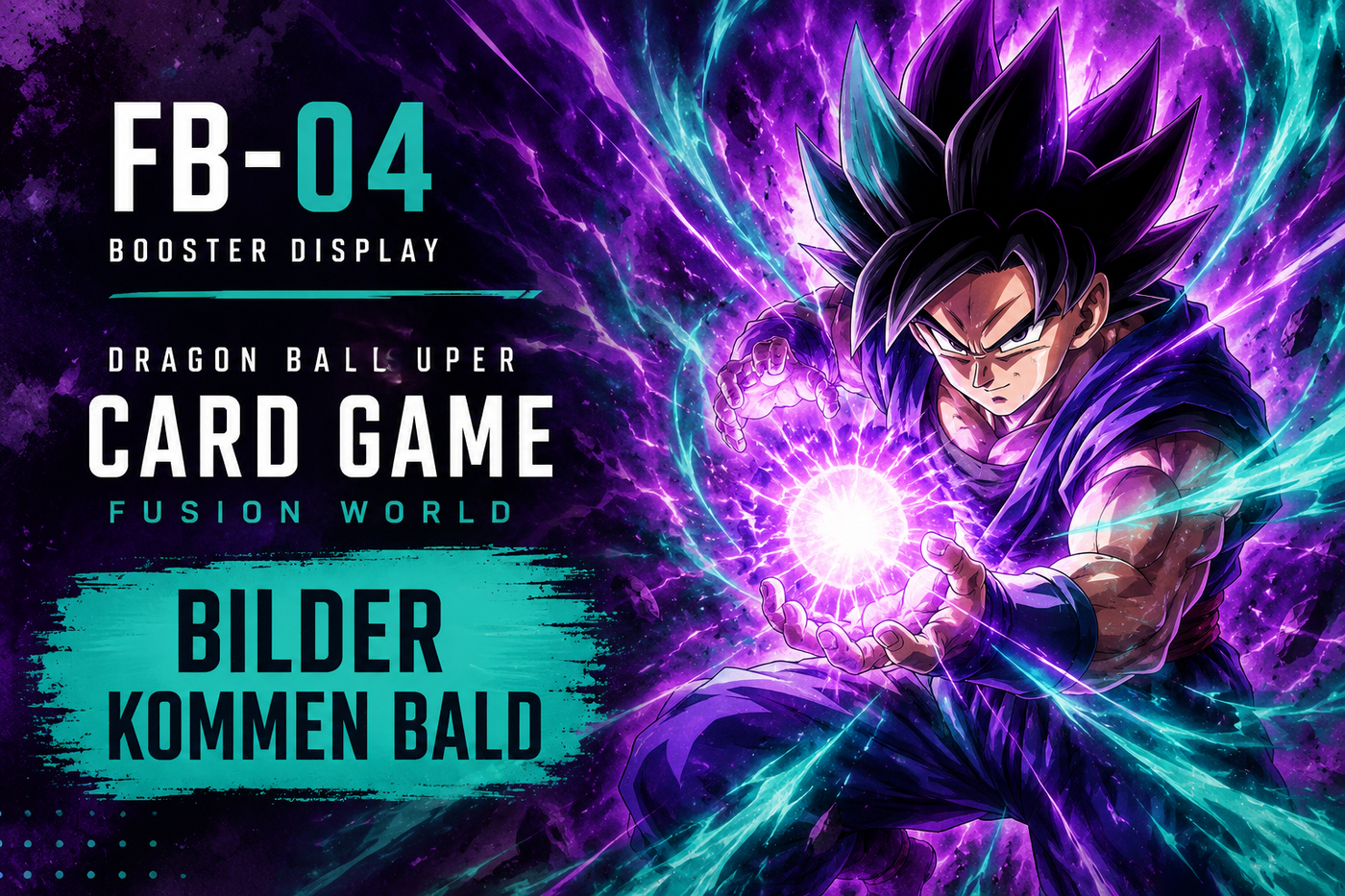 Dragon Ball Super Card Game Fusion World FB-04 Booster Display